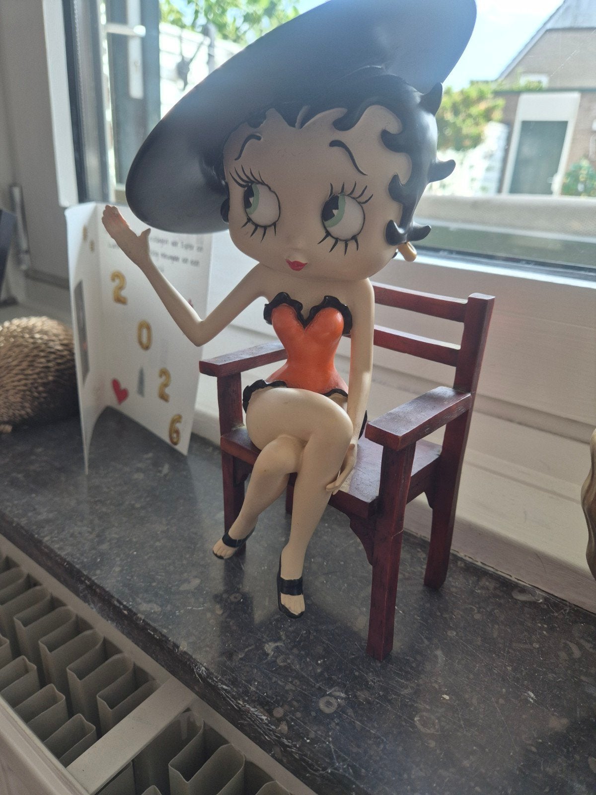 Betty Boop beeld, Verzamelen, Beelden en Beeldjes, Ophalen of Verzenden, Zo goed als nieuw, Dier