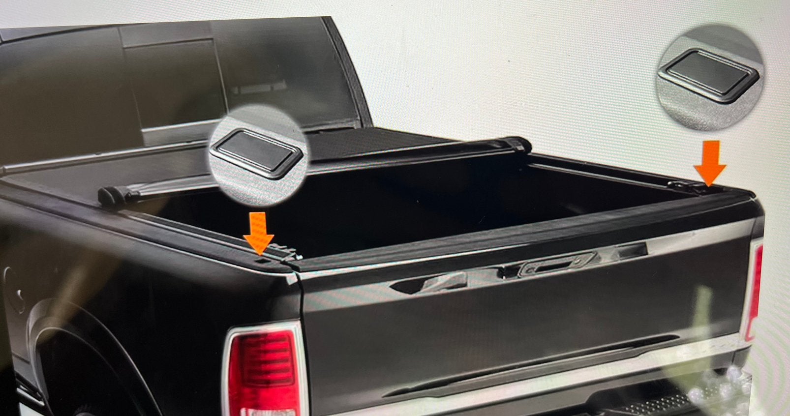 Dodge Ram set afdekkapjes laadbak., Ophalen of Verzenden