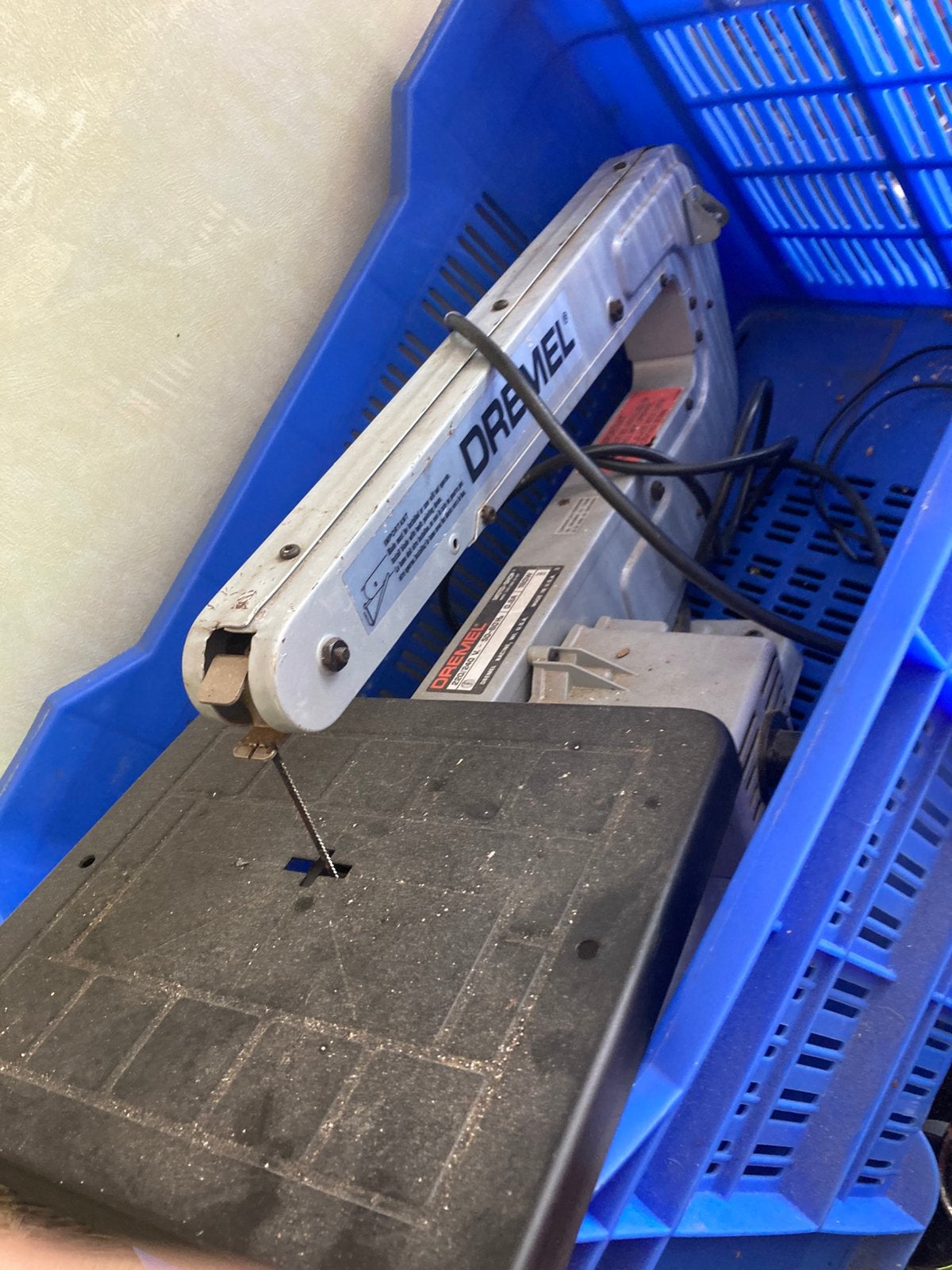 Dremel figuurzaag machine, Ophalen, Gebruikt