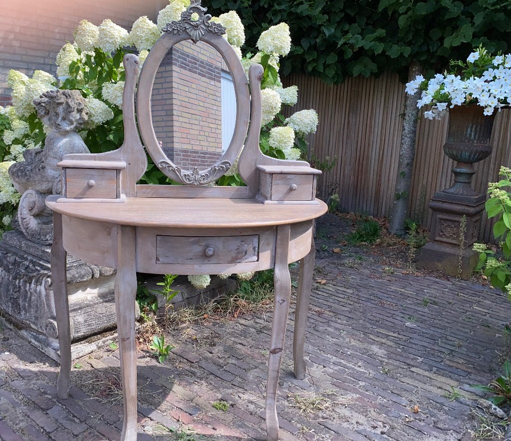 Clayre & Eef kaptafel, Ophalen, Hout, Brocante, Zo goed als nieuw