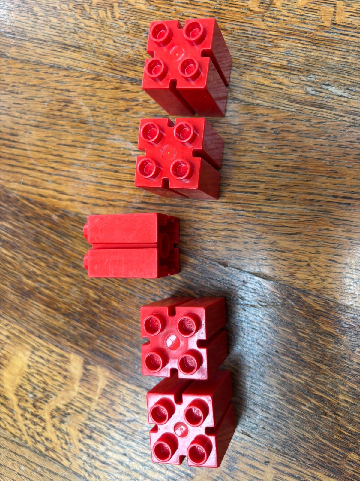 Lego duplo pilaren pilaar staanders staander 5 treinbaan, Ophalen of Verzenden, Zo goed als nieuw, Accessoire, Duplo