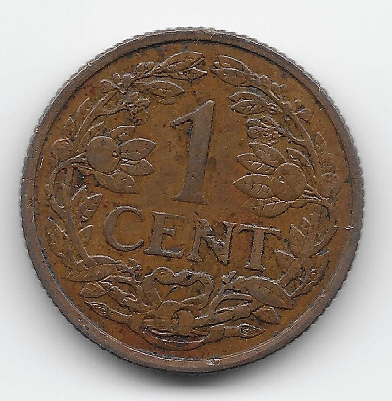 Nederlandse Antillen 1 cent 1963 KM# 1, Verzenden, Midden-Amerika, Losse munt