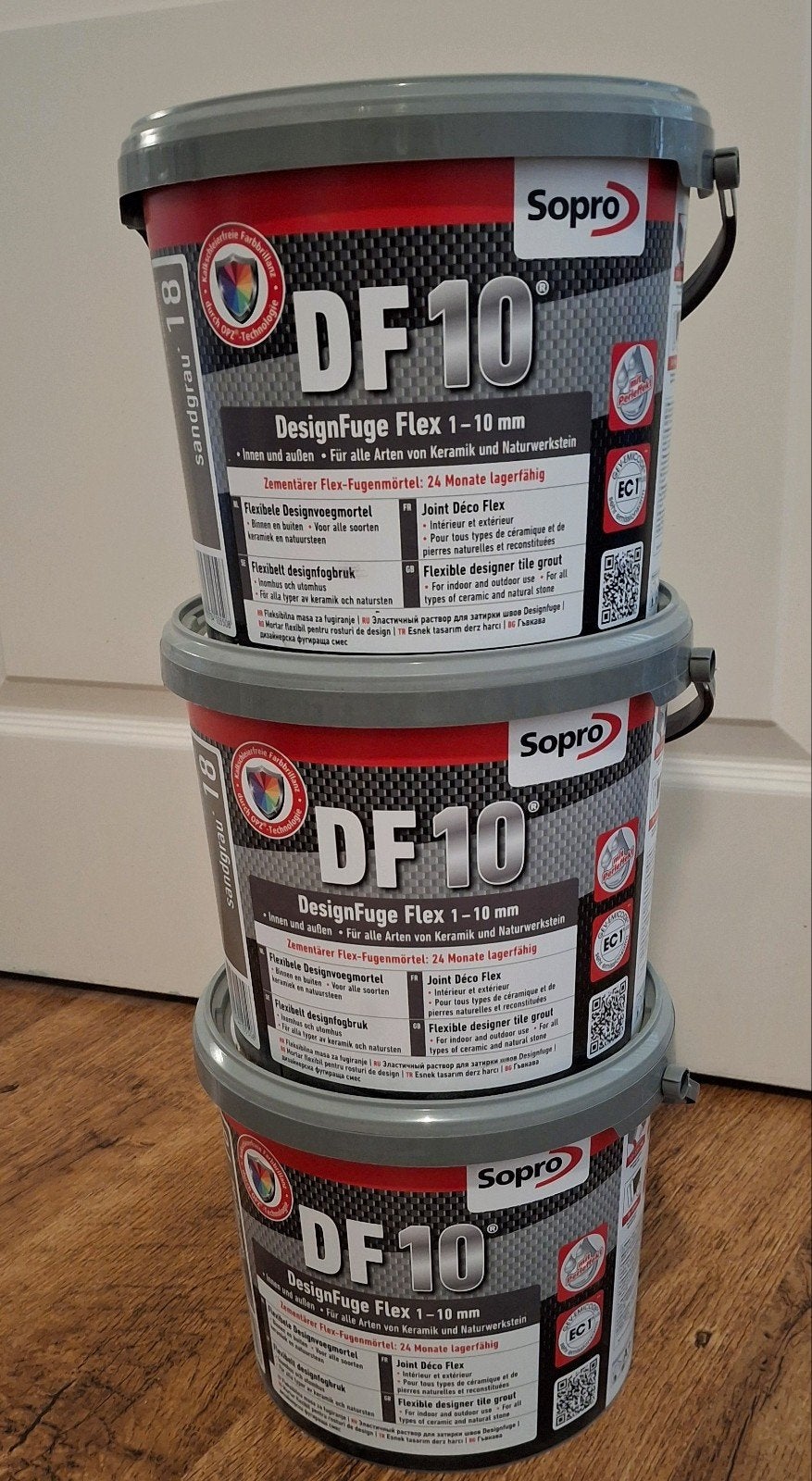 Sopro DF10 DesignFuge Flex Voegmiddel - Zandgrau 18 (5kg), Overige typen, Nieuw, 10 m² of meer, Overige materialen