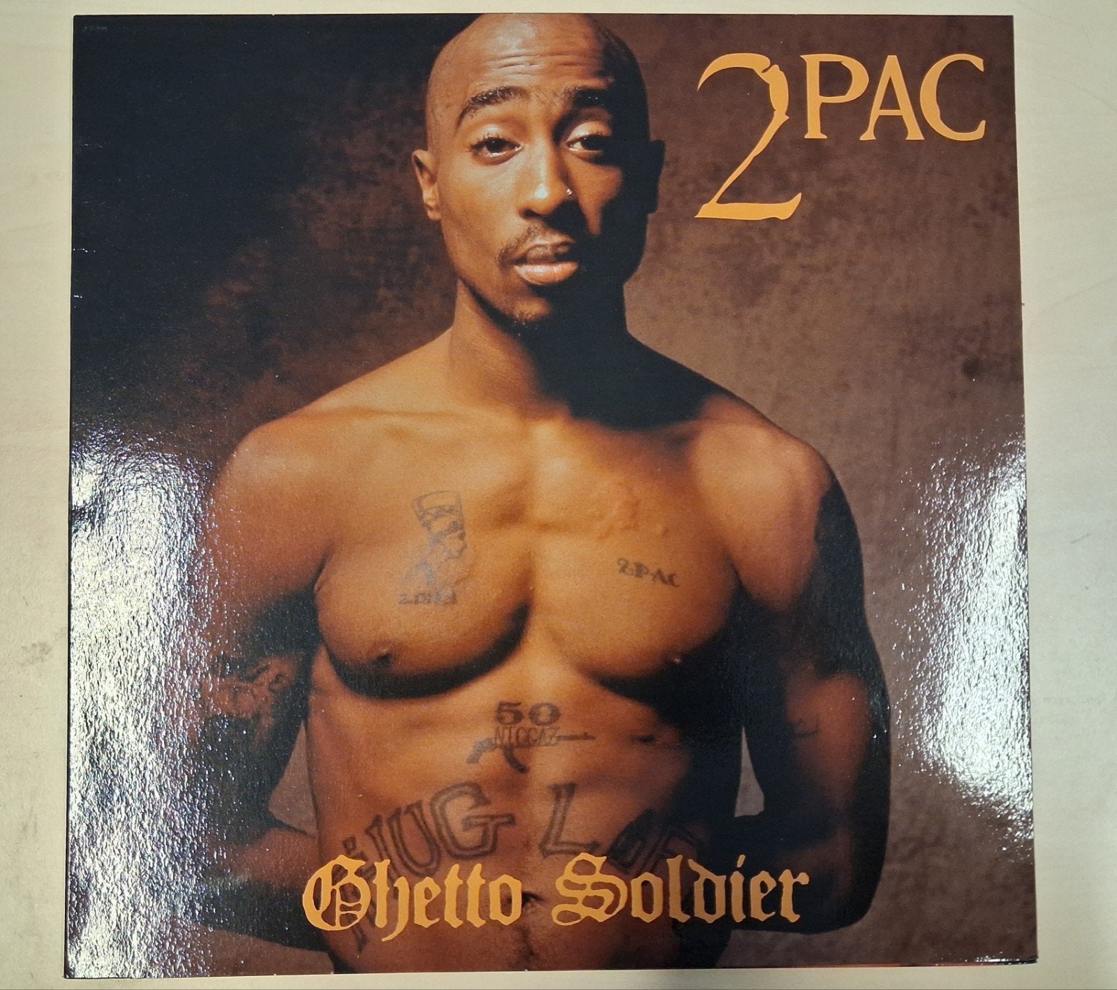 2Pac - Ghetto Soldier (Gekleurd Vinyl), Originele persing, Ophalen of Verzenden, Zo goed als nieuw, 12 inch