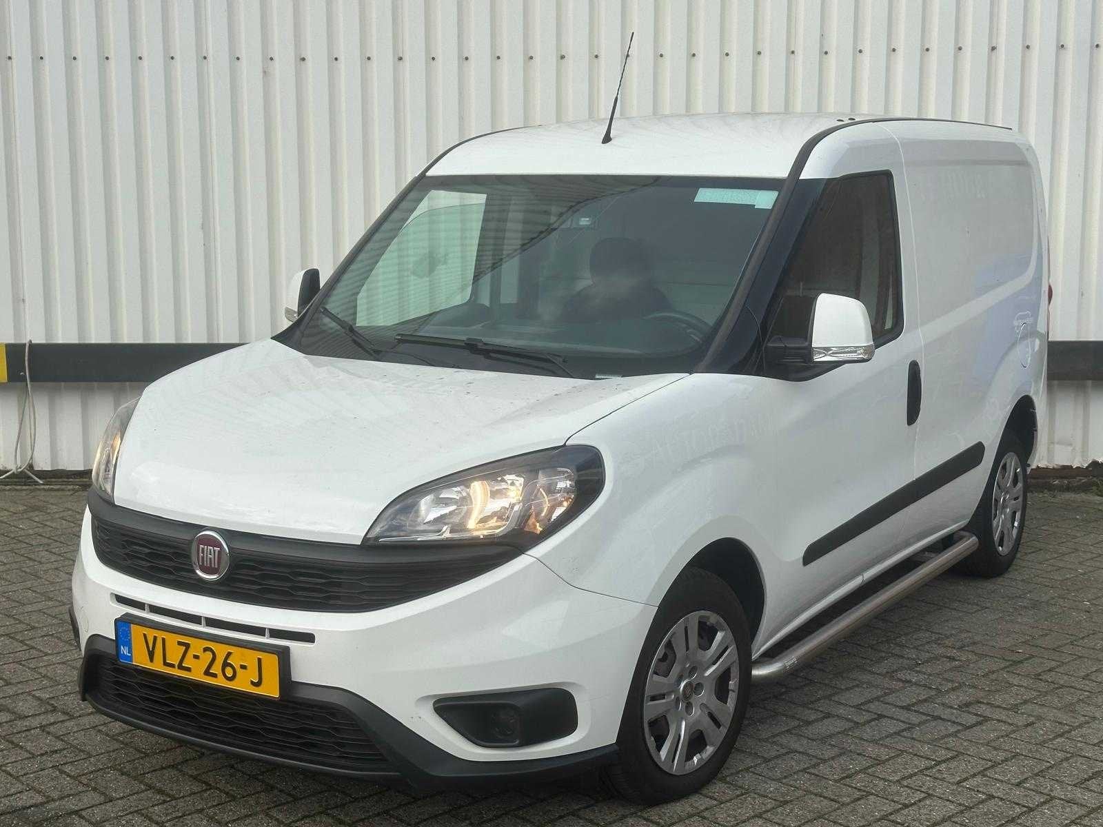 Fiat Doblò Cargo 1.3 MJ L1H1 SX, VLZ-26-J, Auto's, Voorwielaandrijving, Gebruikt, Euro 6, Wit