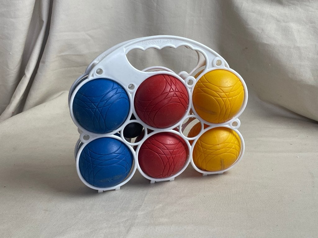Vintage jeu de boules spel Superjouet France, Ophalen of Verzenden, Gebruikt