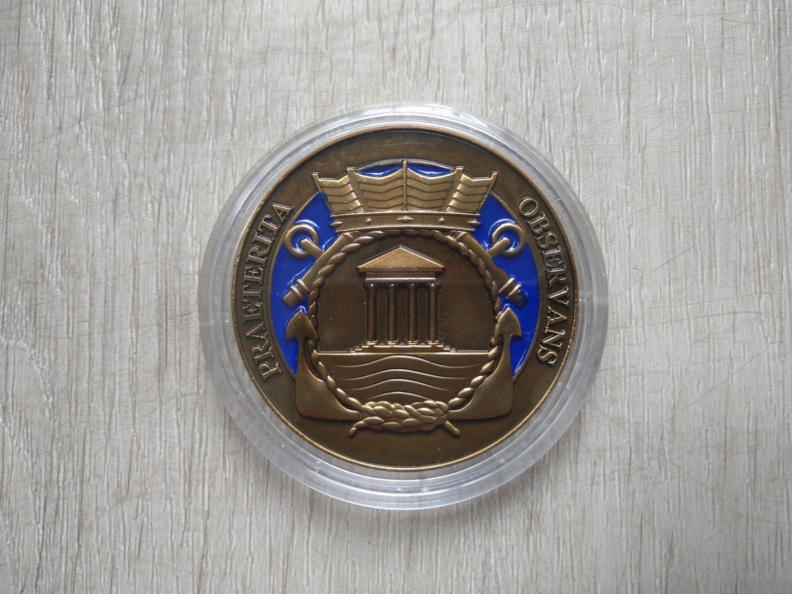 Coin Mariniers museum, Ophalen of Verzenden, Marine, Nederland, Embleem of Badge