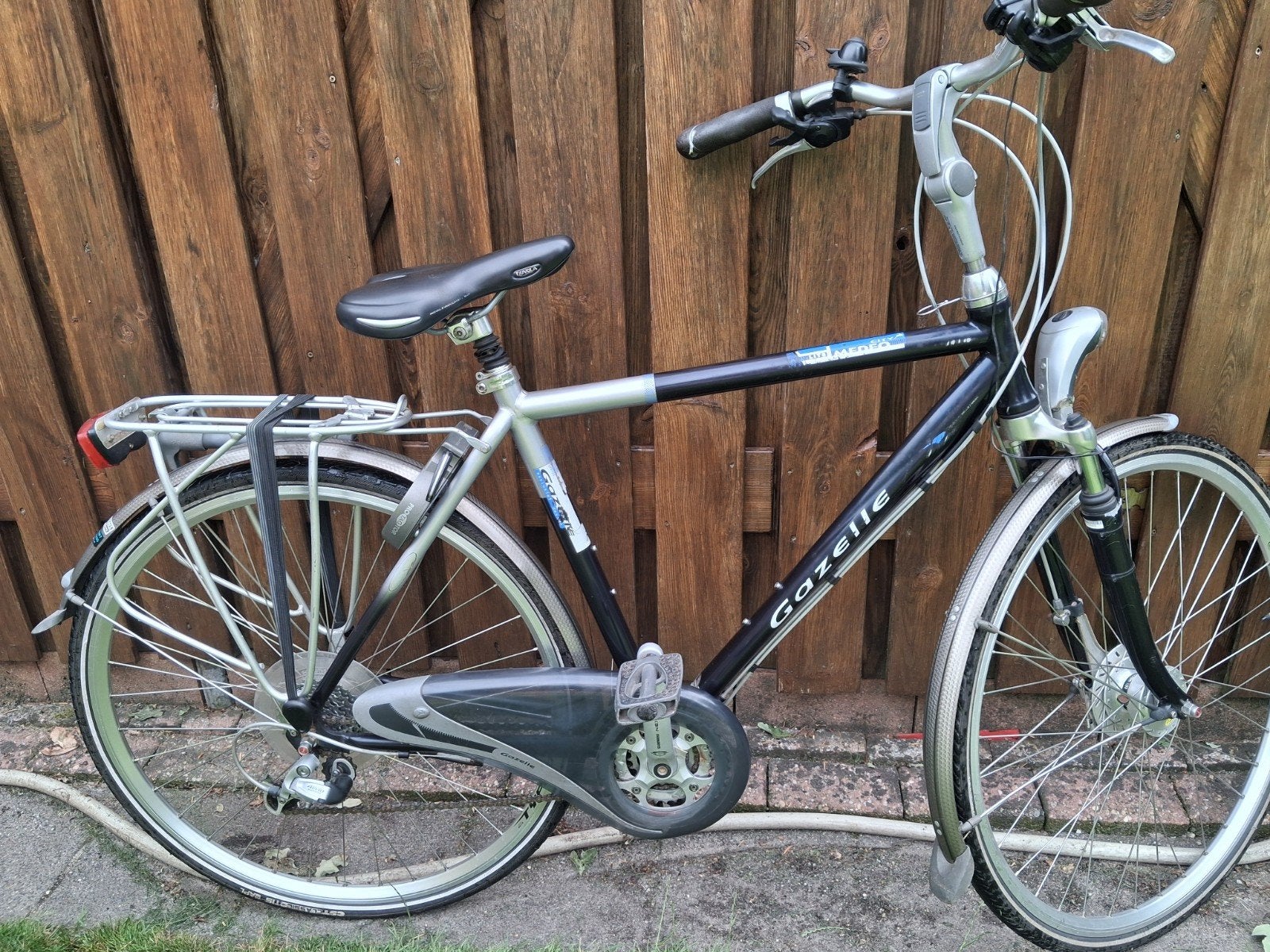 Gazelle City Aledeo Alu-Lite herenfiets- Frame 53 cm, Ophalen, Gebruikt, Velgrem, Versnellingen
