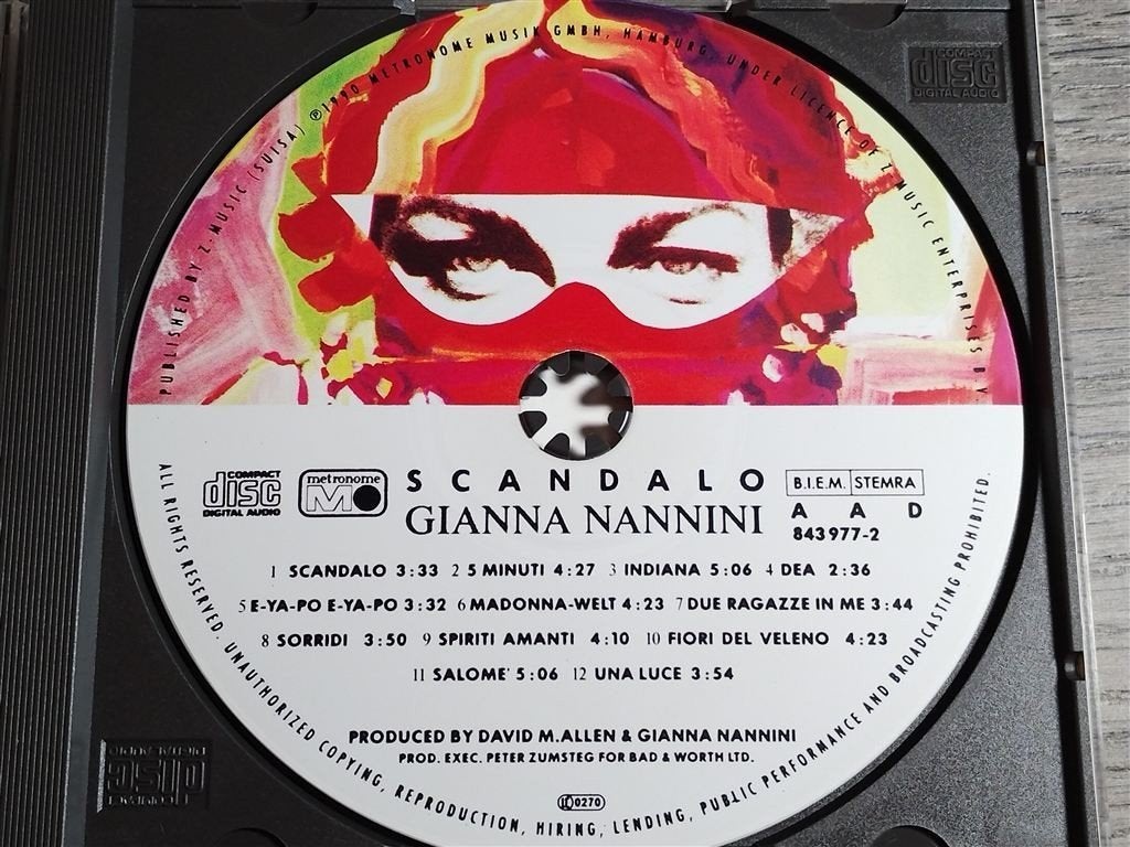 Gianna Nannini ‎– Scandalo, Ophalen of Verzenden, Zo goed als nieuw
