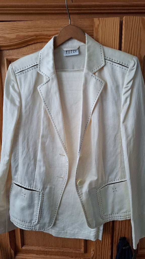 Tuzzi Blazer & broek, Maat 38/40 (M), Kostuum of Pak, Tuzzi, Beige