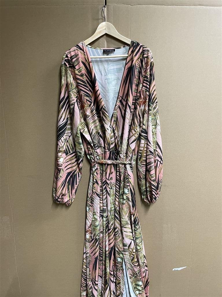 In the style Curve - Tropical print Jurk maat Uk size 30, Kleding | Dames, Jurken, Ophalen of Verzenden, Zo goed als nieuw, Maat 38/40 (M)