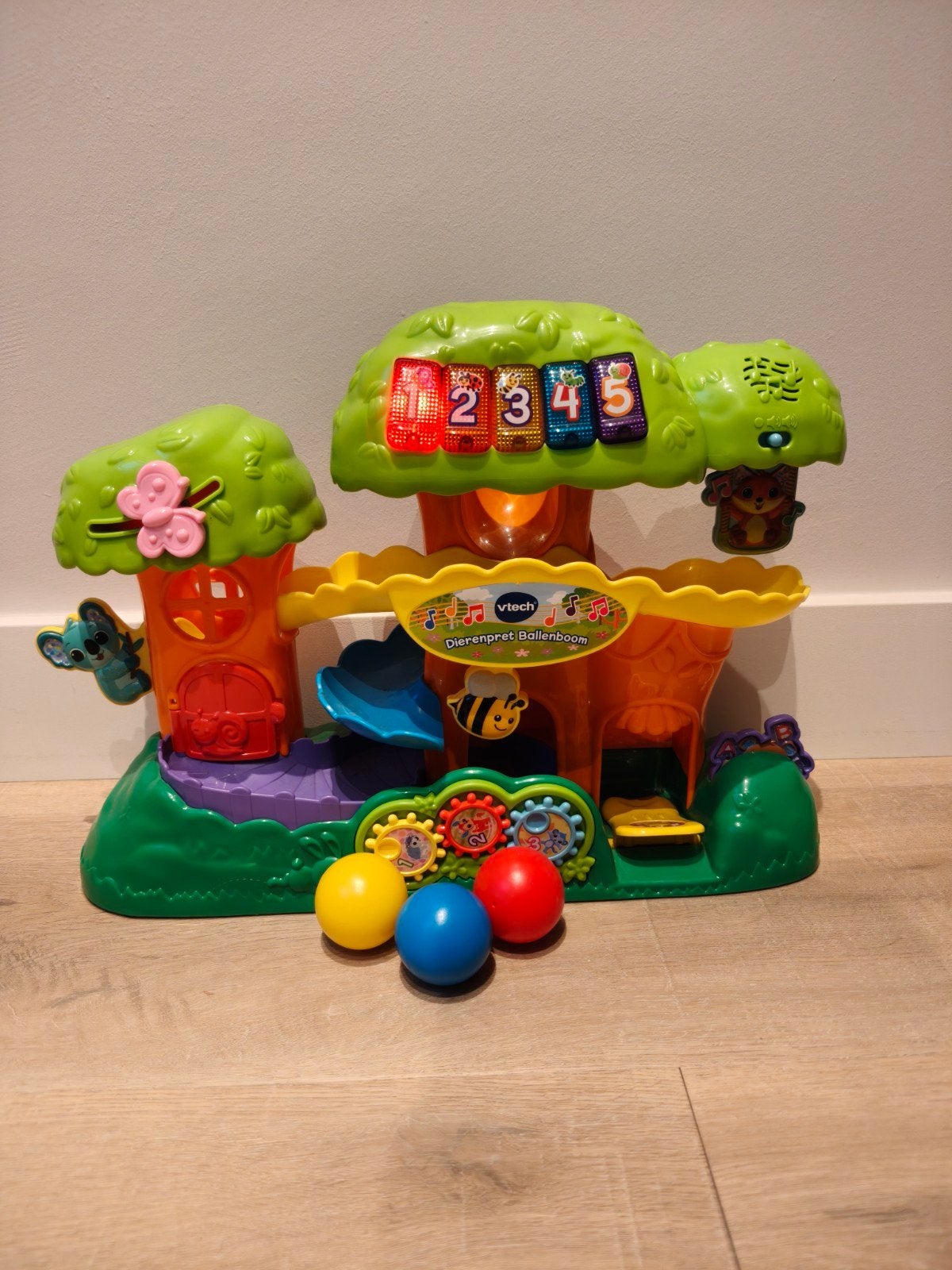 VTech Dierenpret Ballenboom - Interactief Speelgoed, Ophalen of Verzenden, Zo goed als nieuw, 6 maanden tot 2 jaar