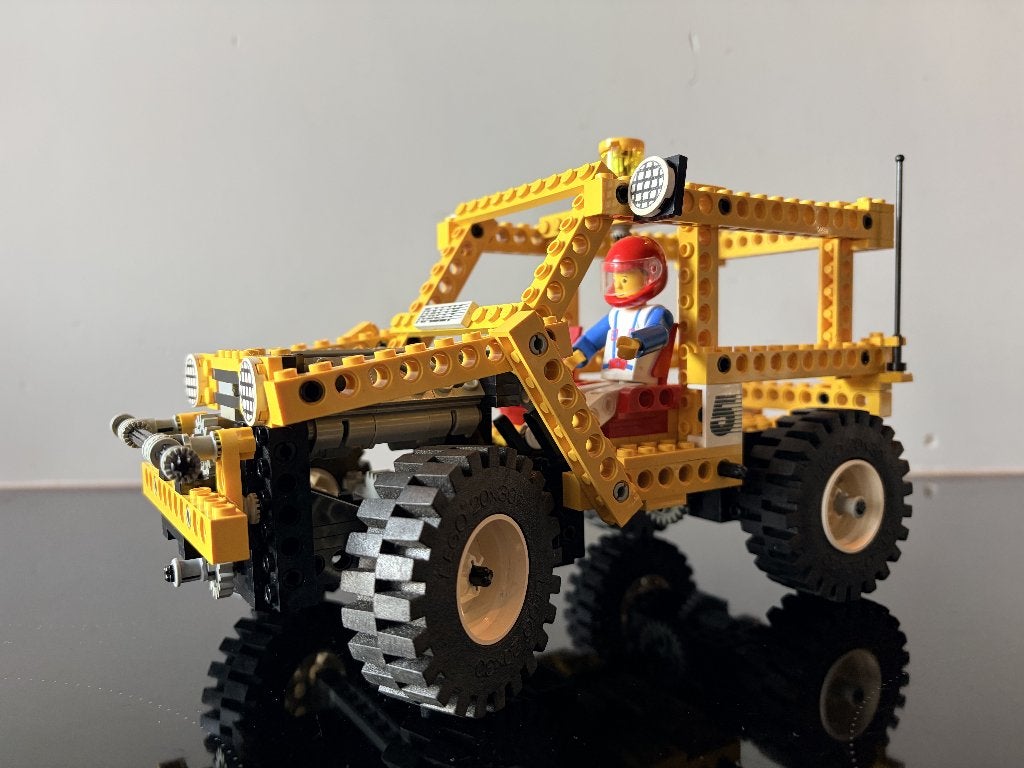 Lego Technic Rally Auto (8850) uit 1980, Kinderen en Baby's, Speelgoed | Duplo en Lego, Gebruikt, Lego, Ophalen of Verzenden, Technic
