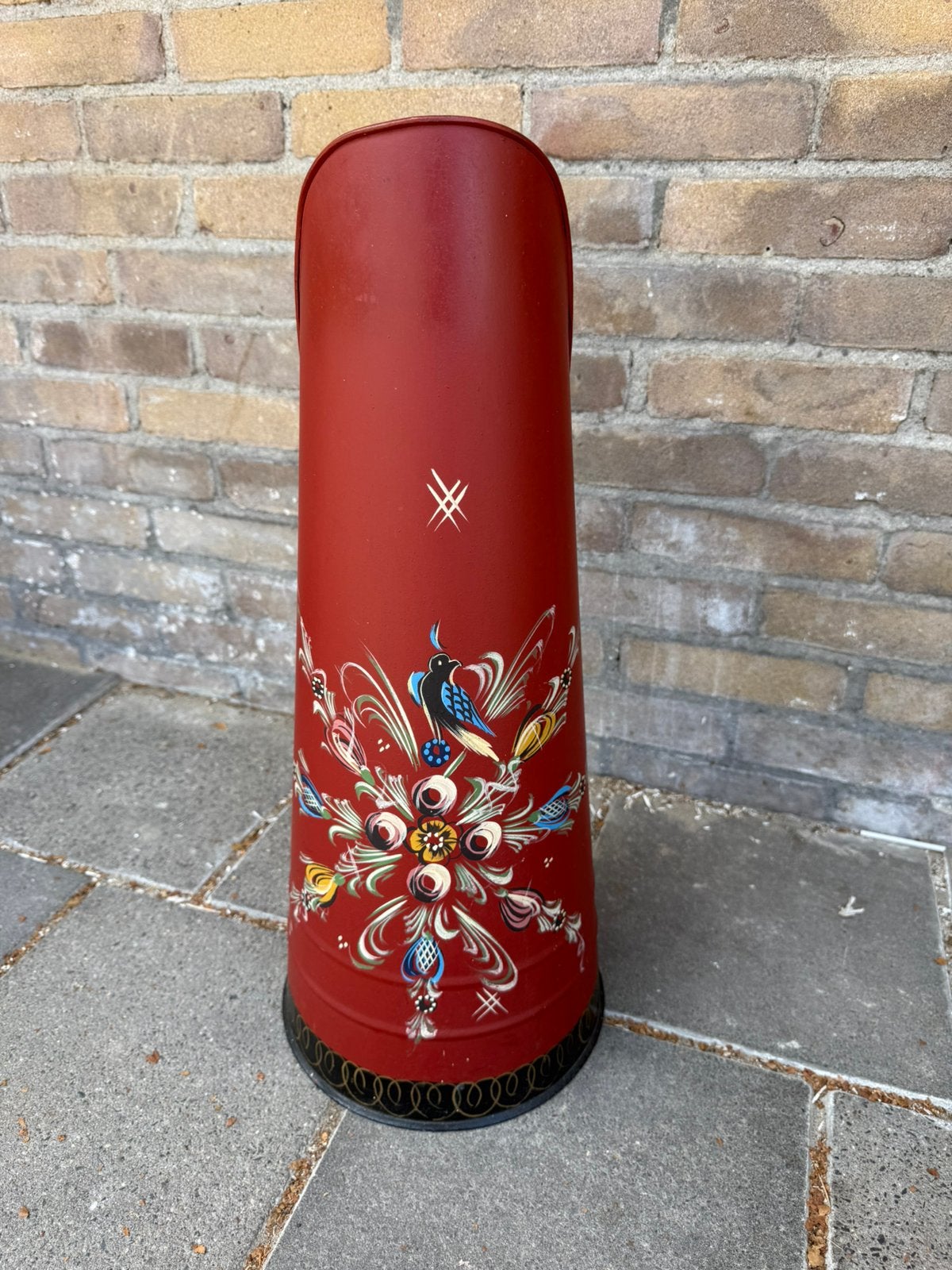 Kolenkit met schildering, Ophalen, Gebruikt