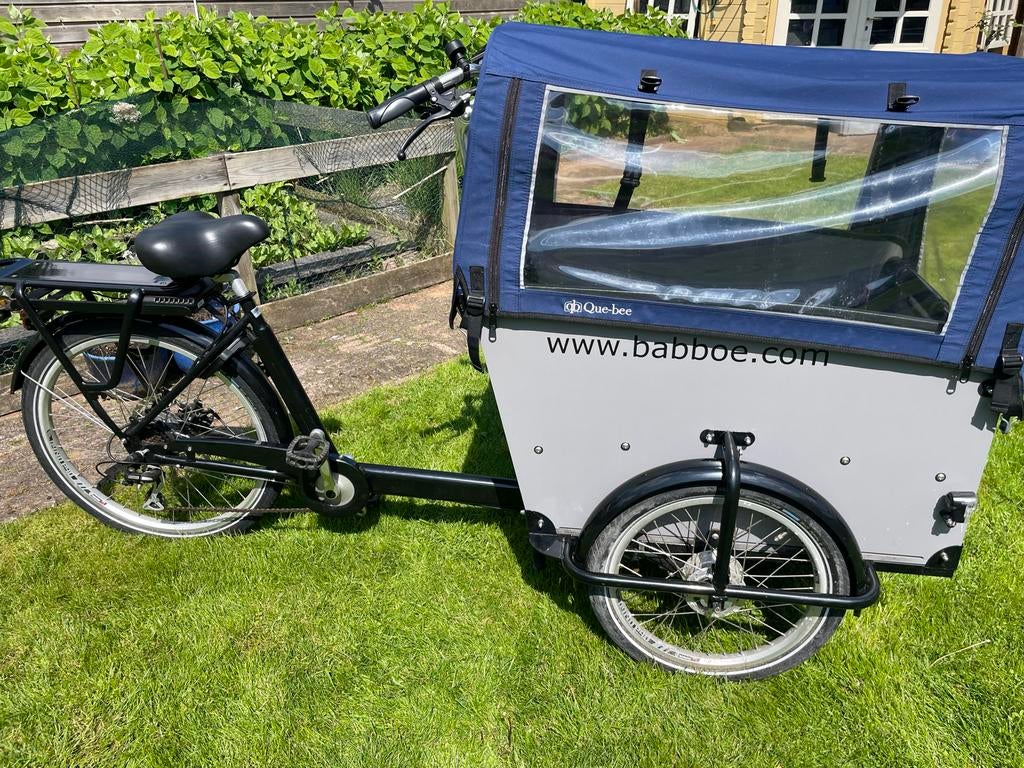 Babboo elektrische bakfiets Big-E, maar 126 km gereden!, 4 kinderen of meer, Elektrisch, Zo goed als nieuw, Ophalen