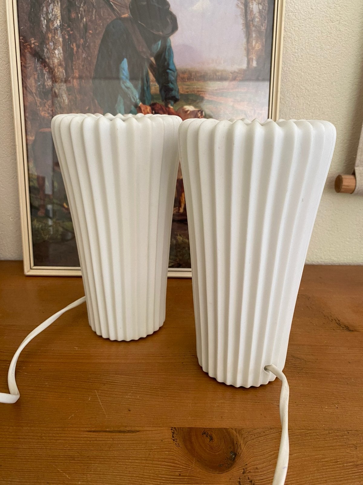 Ikea Bista tafellampen, Gebruikt, Wit, Ophalen of Verzenden, Sfeerlamp