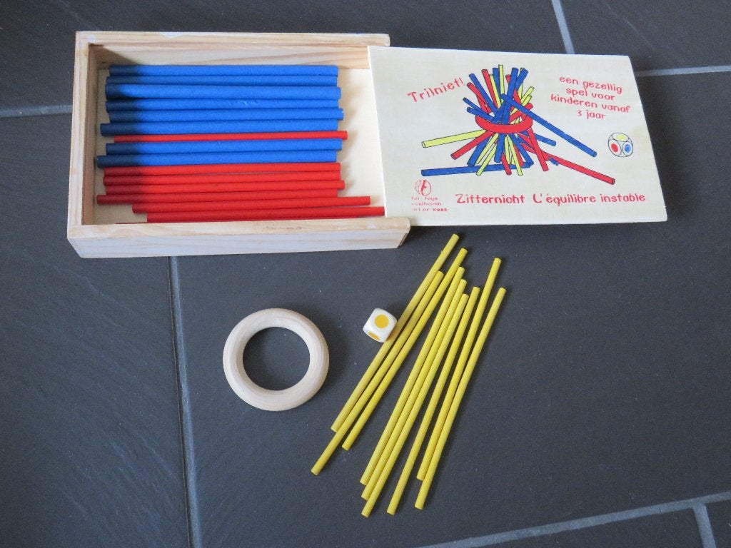 Tril niet, gezellig balans spel Toi Toys. Houten spel, Kinderen en Baby's, Ophalen of Verzenden, Zo goed als nieuw