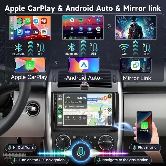Autoradio – Auto Radio – DAB+ Radio – 1-DIN Radio, Corvance B.V., Verzenden, Nieuw, Corvancebol@gmail.com
