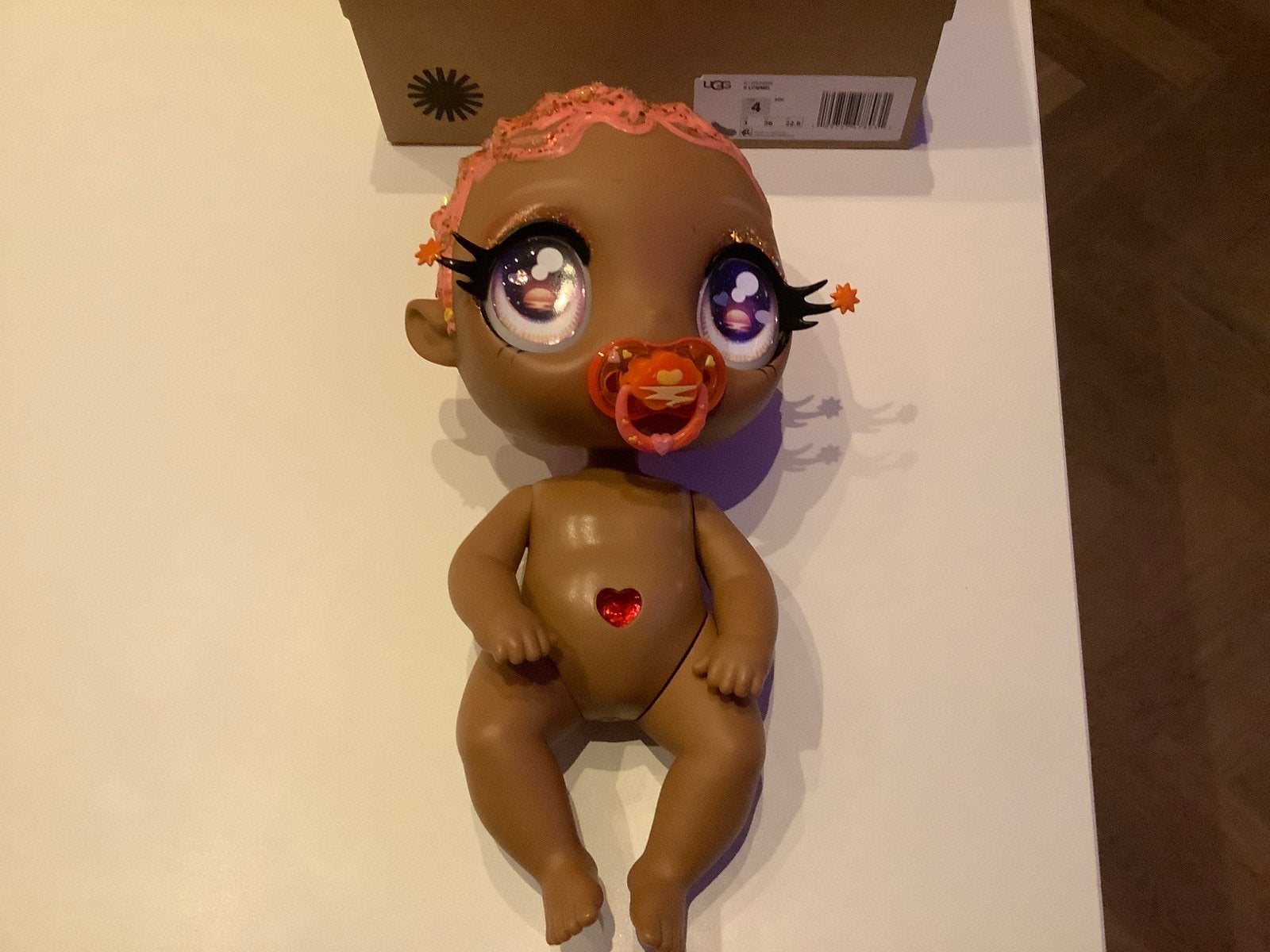 Leuke realistische babypop met extra's, Ophalen of Verzenden, Zo goed als nieuw, Babypop