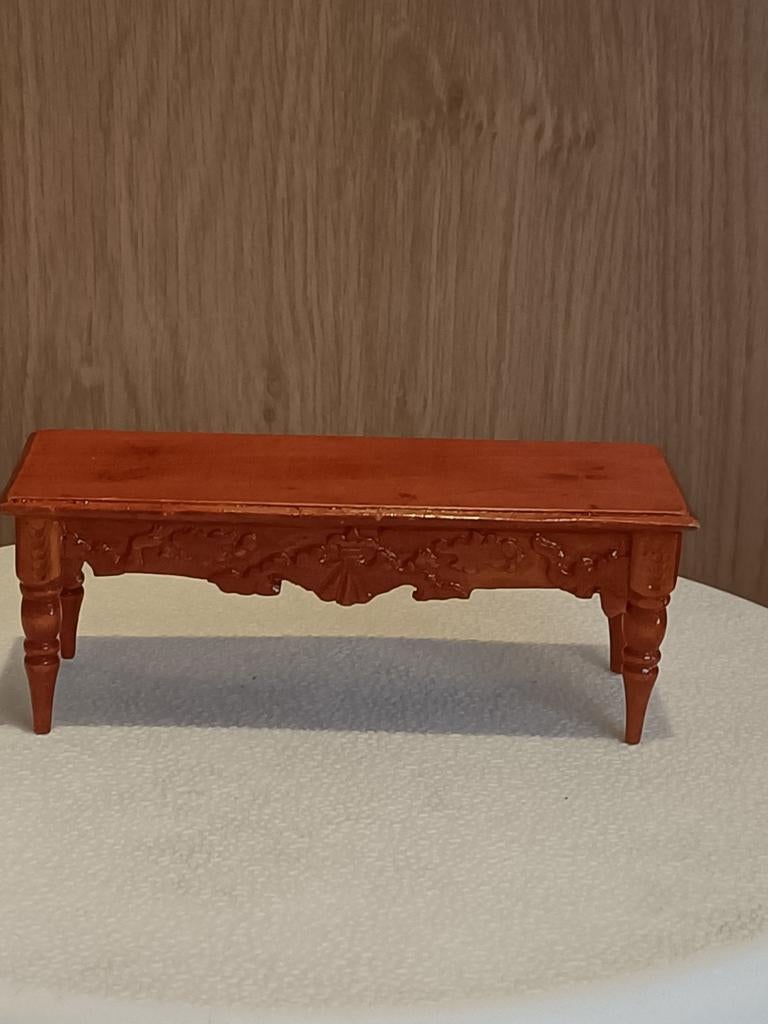 Luxe eettafel poppenhuis 1:12, Ophalen of Verzenden, Gebruikt, Poppenhuis