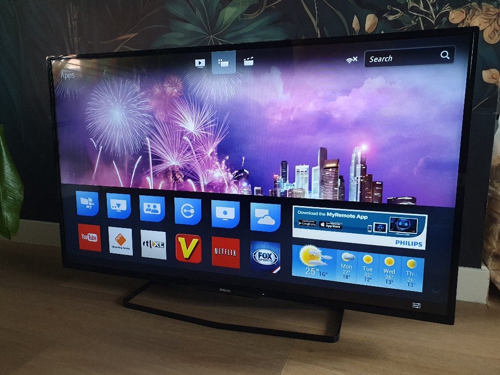 Philips 42 inch smart LED TV, Ophalen, Philips, 50 Hz, 100 cm of meer