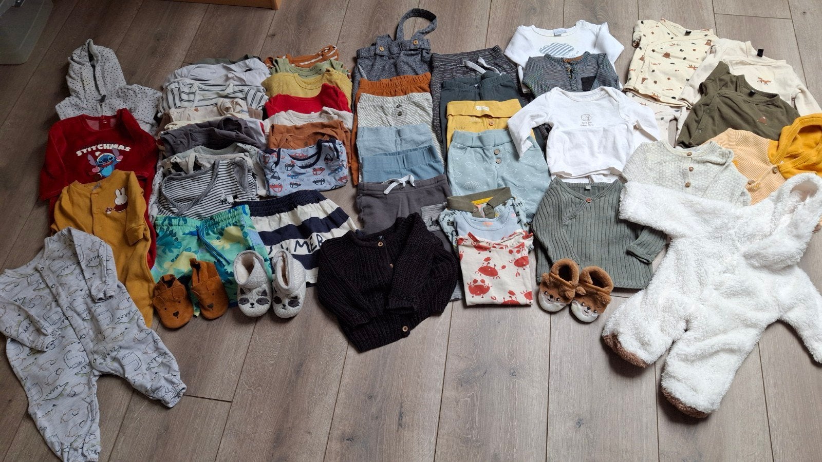 Kledingpakket maat 62 jongen, Jongetje, Overige typen, Gebruikt, Diverse merken
