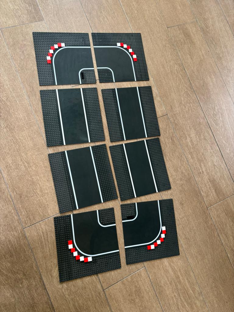 Lego racebaan / straat bouwplaten z.g.a.n., Ophalen of Verzenden, Zo goed als nieuw, Grondplaat, Overige thema's