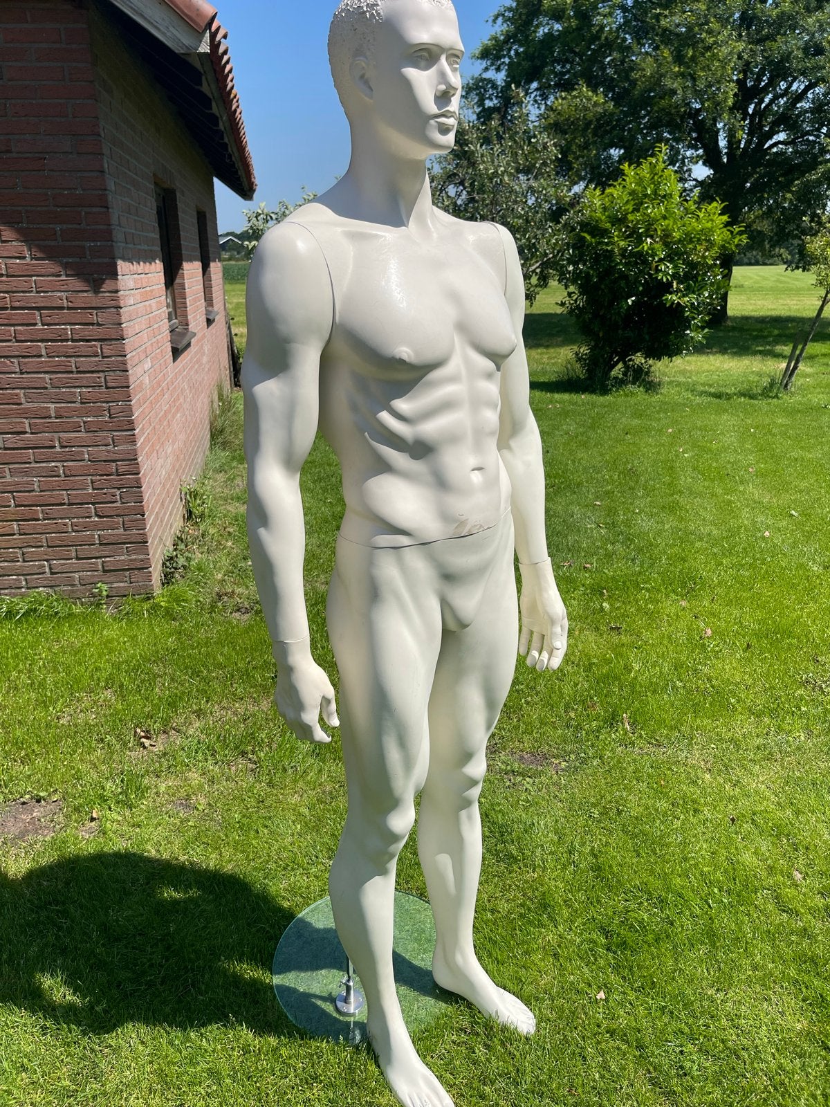 4x Paspop Man - Eén met gebroken vingers, Ophalen