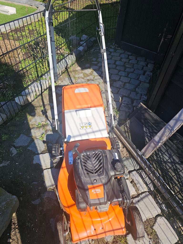 Stihl benziene grasmaaier, Tuin en Terras, Ophalen