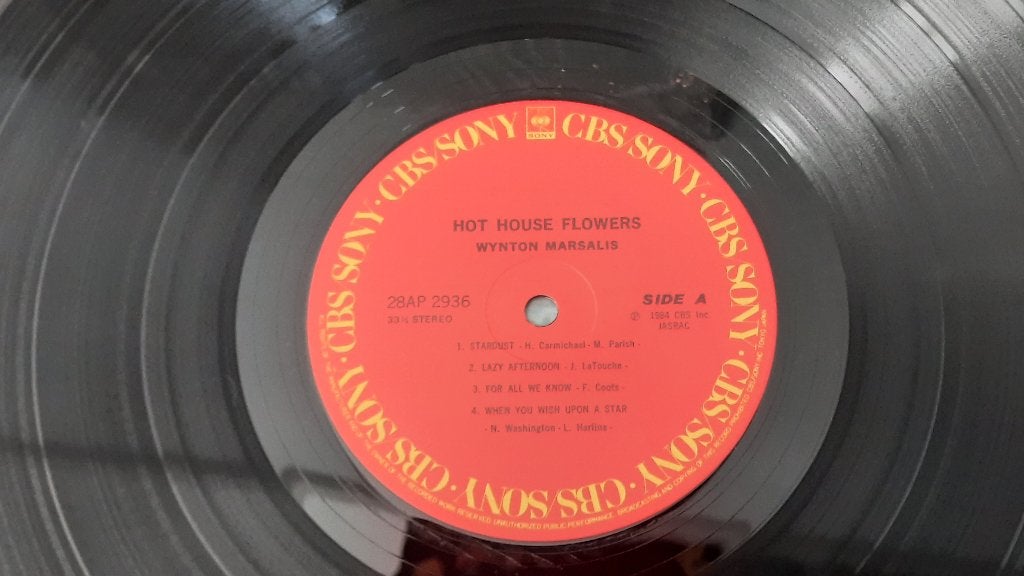 Foto 7 van Wynton Marsalis - Hot House Flowers LP Plaat, Jazz, Japan