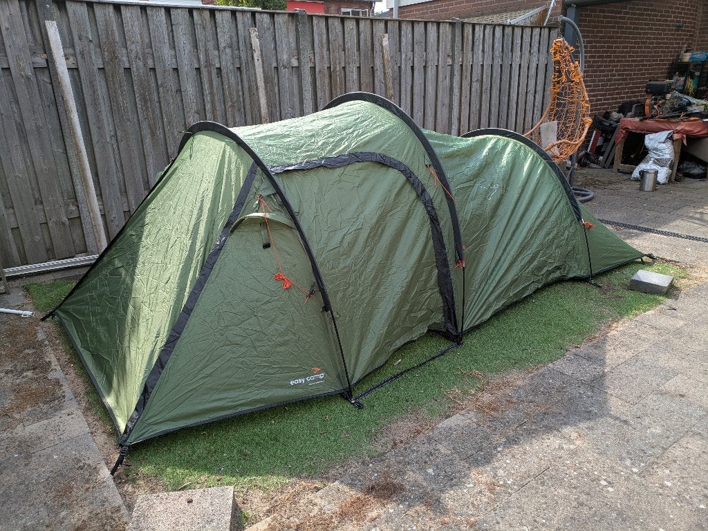 Easy camp Hemsedal 3 tunneltent, Ophalen, Nieuw, Tot en met 3