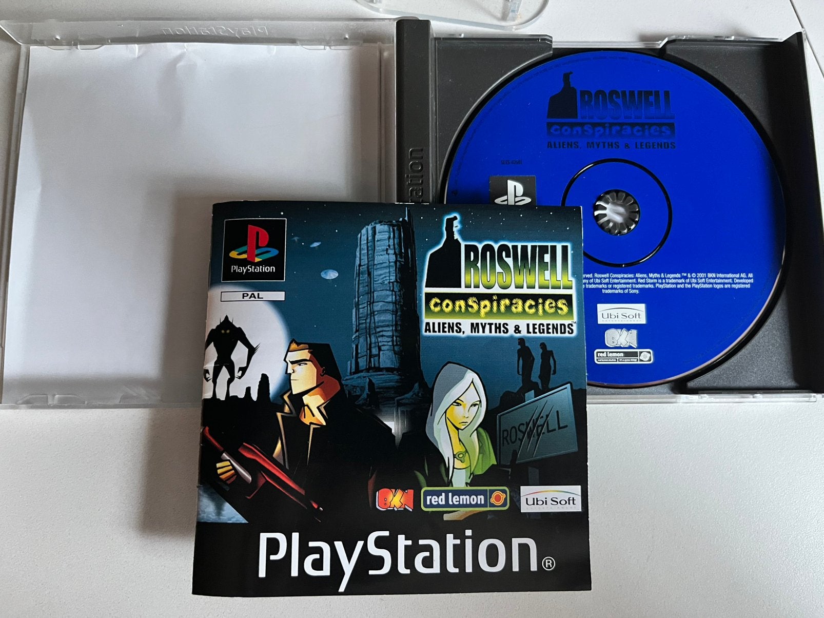 Roswell Conspiracies PS1 - Compleet met boekje, Avontuur en Actie, 1 speler, P, Ophalen of Verzenden