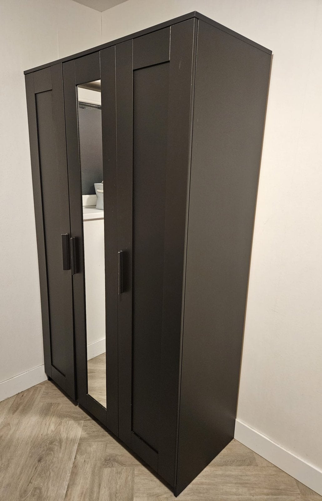 Brimnes kast zwart Ikea, Ophalen, Gebruikt, 50 tot 100 cm, Minder dan 100 cm