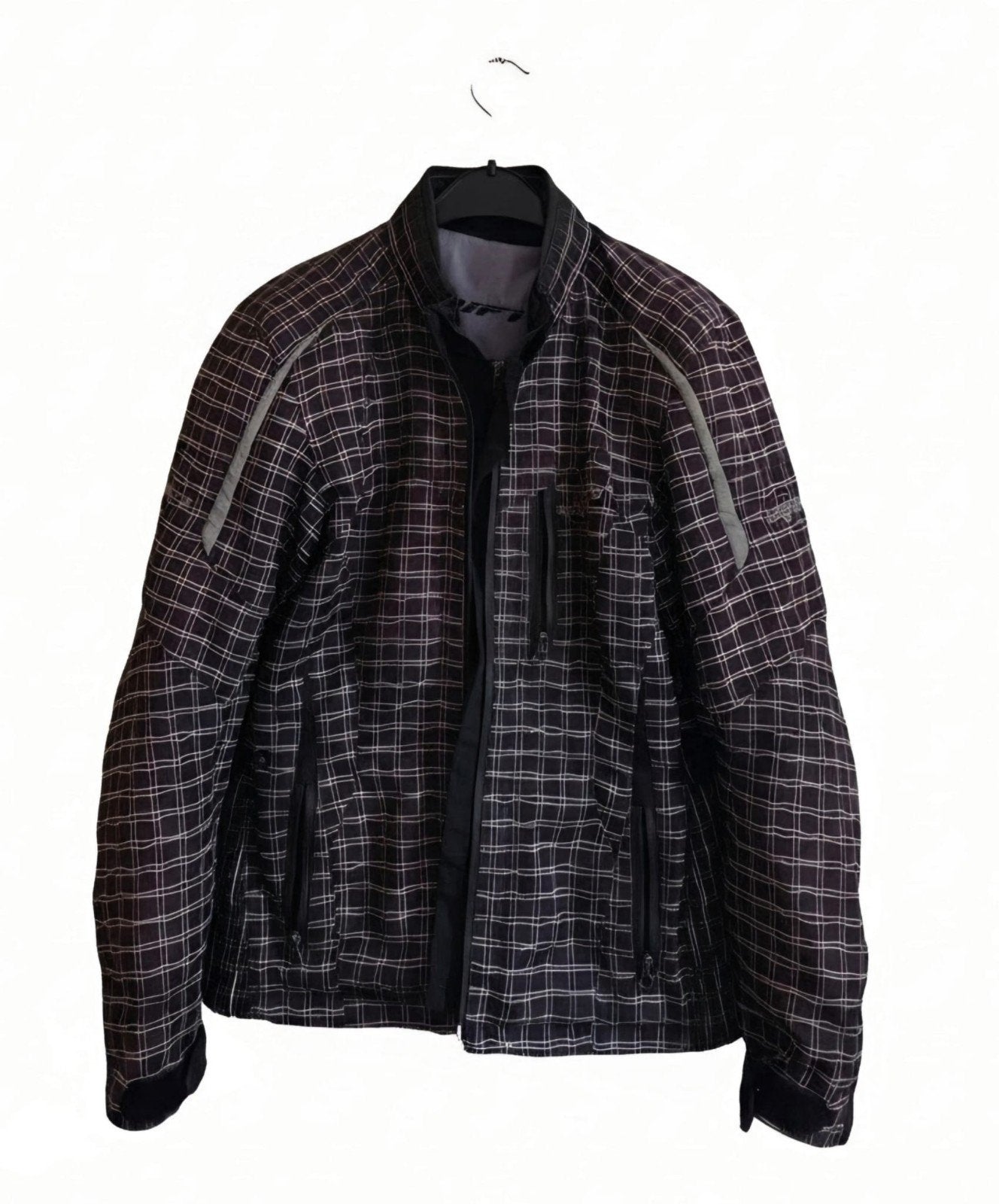 dames motorjas paars/zwart maat 40, Ophalen, Tweedehands, Dames, Jas | textiel