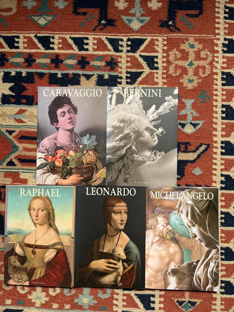 Kunstboeken: Caravaggio, Bernini, Raphael, Leonardo, Michela, Ophalen of Verzenden