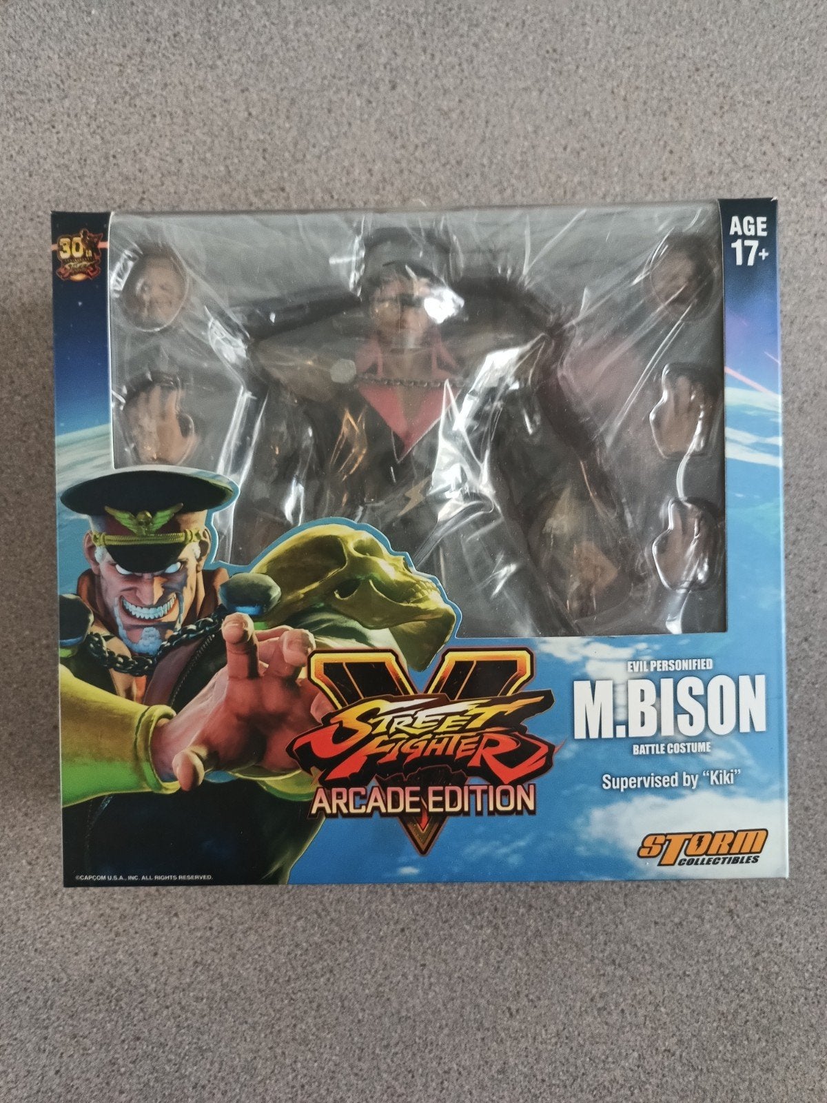 street fighter action figure M. Bison storm collectibles, Verzamelen, Ophalen of Verzenden