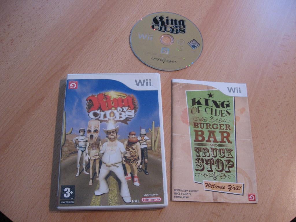Wii spel: King of Clubs, Vechten, 1 speler, Ophalen of Verzenden, Zo goed als nieuw