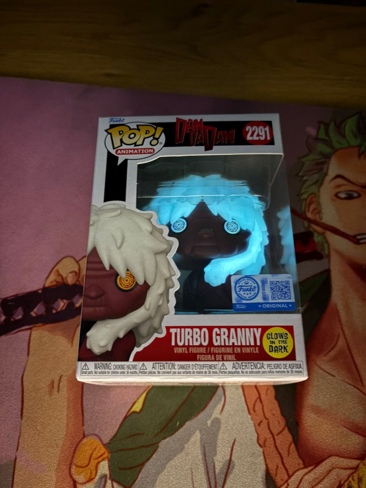 Dandadan 2291 Funko Pop! Turbo Granny Glow in the Dark, Verzamelen, Funko Europe, Ophalen of Verzenden, Zo goed als nieuw, 4th floor, 1 Queen Caroline St, London W6 9YN, Verenigd Koninkrijk