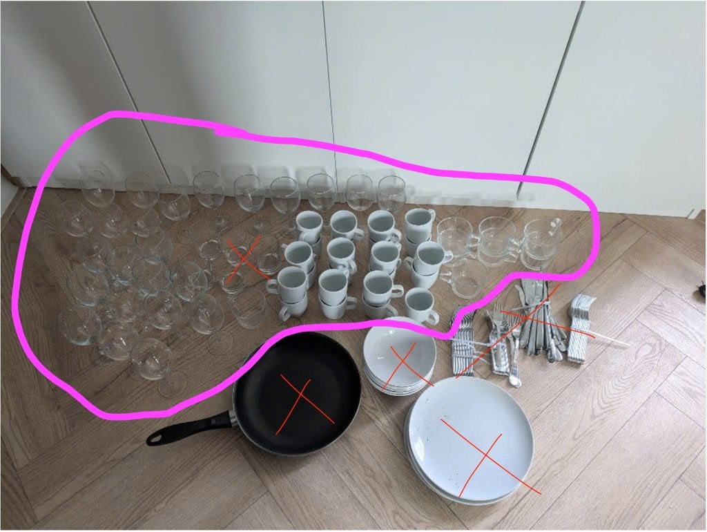 Gratis kopjes en wijnglazen, Overige typen, Ophalen, Gebruikt, Overige merken