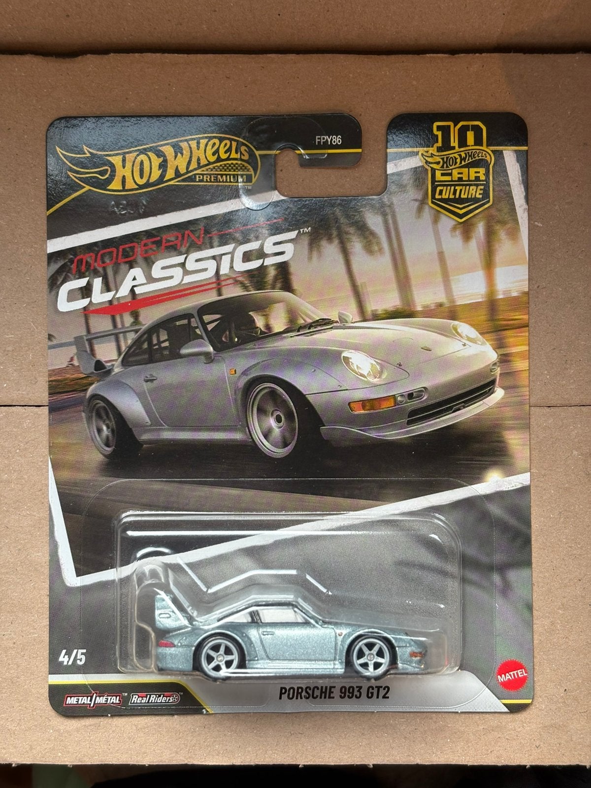 Hot Wheels Premium Porsche 993 Gt2, Ophalen of Verzenden, Zo goed als nieuw, Auto