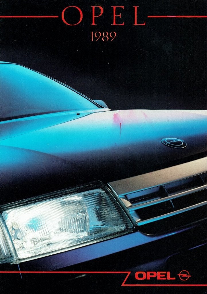 Folder Opel modellen (1989), Verzenden, Gelezen, Opel