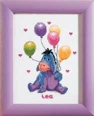 Borduurpakket Eyore met ballonnen 70985, Geen, Geen, Nieuw, Ophalen of Verzenden