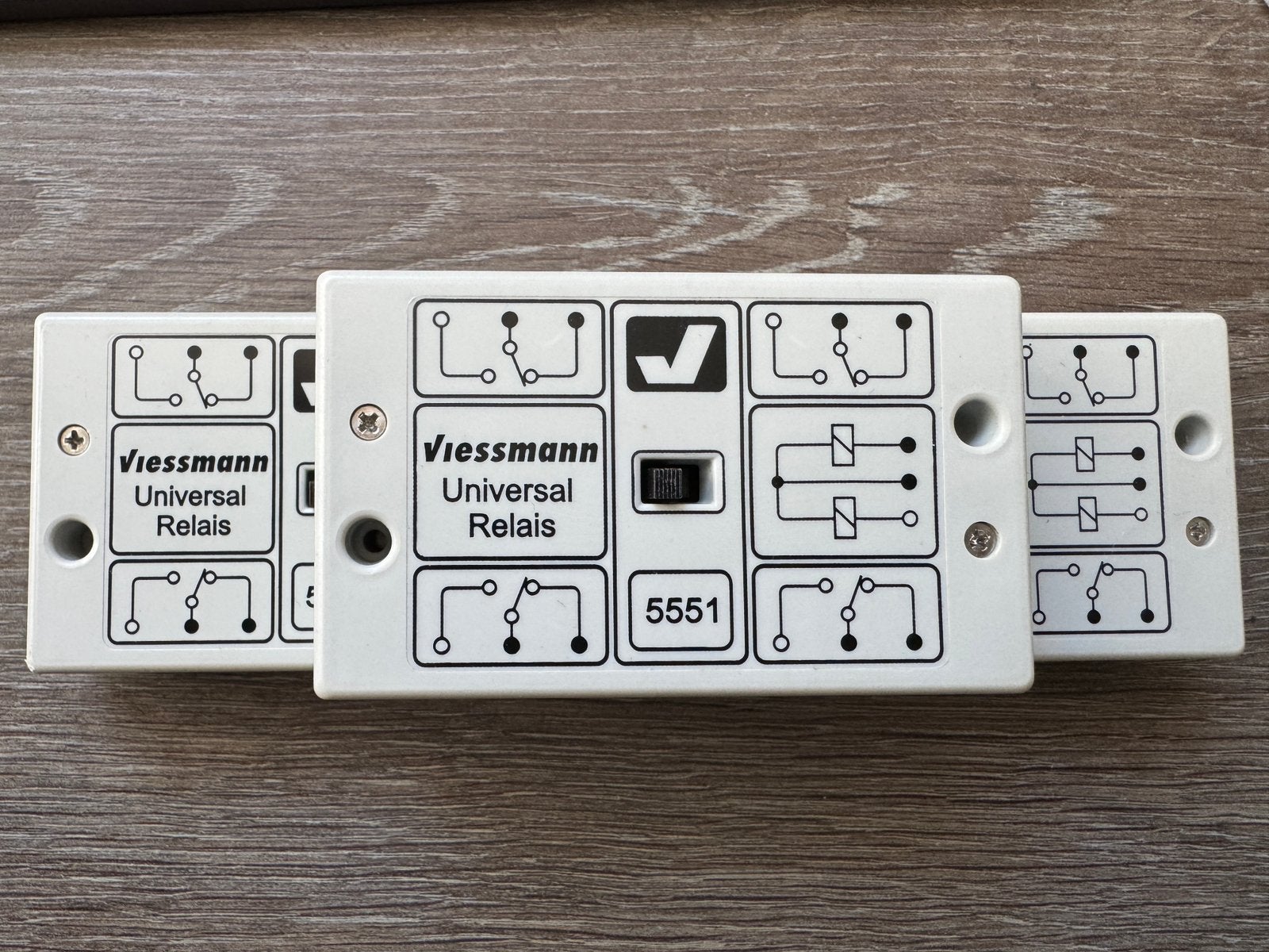 Viessmann universal relais 5551 (3 stuks), Overige merken, Transformator of Voeding, Gelijkstroom, Ophalen of Verzenden