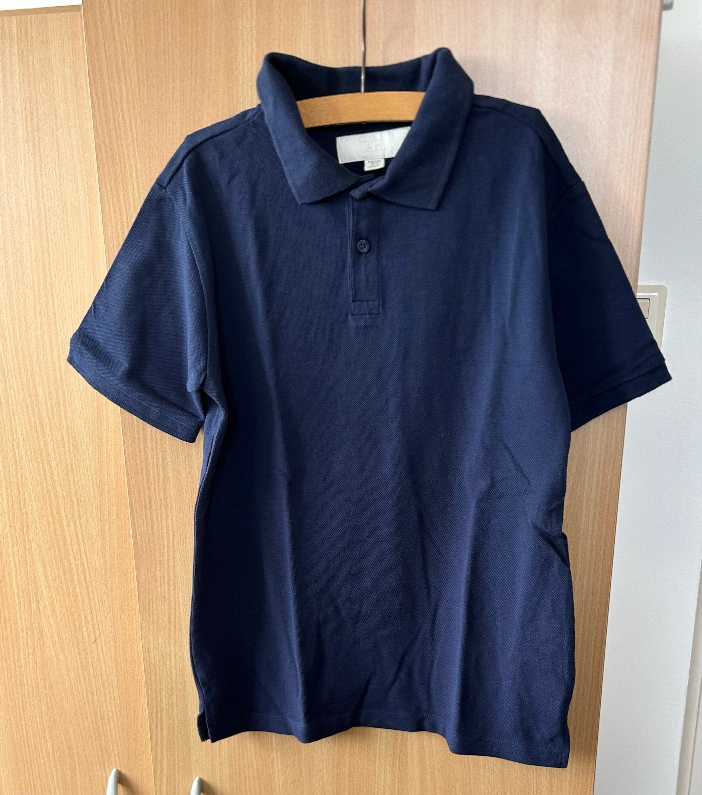 Zara Polo Shirt Donkerblauw Maat 140 (9-10 jaar), Kinderen en Baby's, Kinderkleding | Maat 140, Ophalen of Verzenden, Zo goed als nieuw