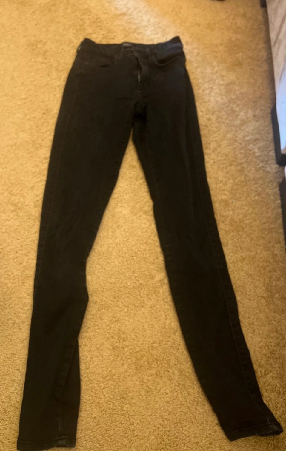Zwarte skinny jeans, Ophalen of Verzenden, Zo goed als nieuw, Zwart, W27 (confectie 34) of kleiner