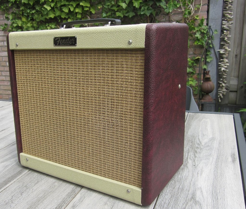 Fender LTD Blues Junior III Creamy/Wine, Ophalen, Zo goed als nieuw, Gitaar, Minder dan 50 watt