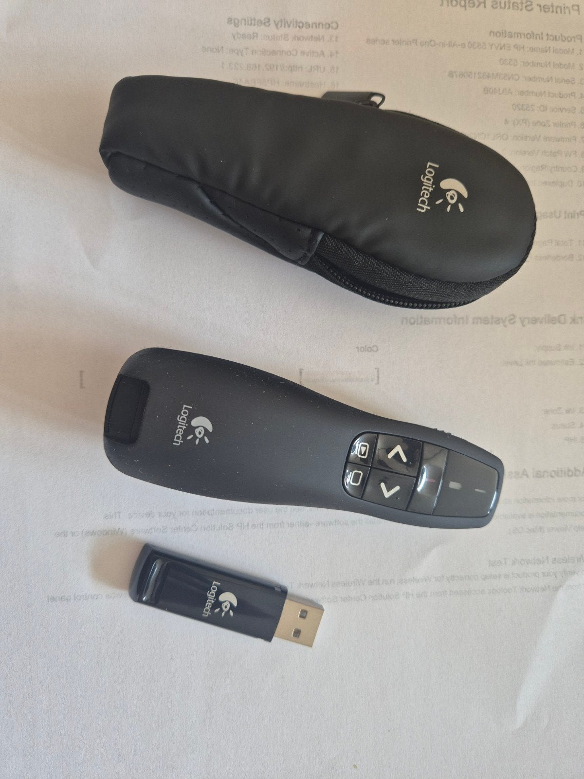 Logitech R400 Presenter - Zo goed als nieuw, Computers en Software, Ophalen of Verzenden, Zo goed als nieuw, Logitech, ChromeOS