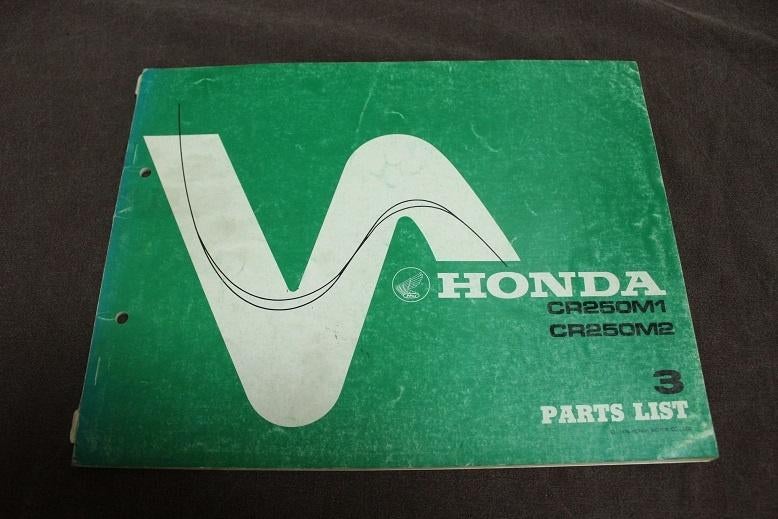 Honda CR250 M1 M2 1976 motorcycle parts list Elsinore ?, Motoren, Ophalen of Verzenden, Honda