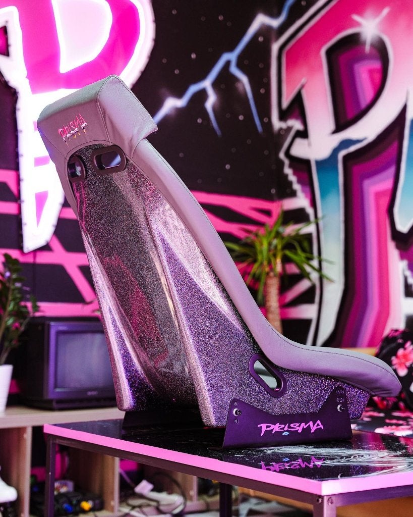 NRG Prisma GT Apollo Grijs Gun Metallic paars Kuipstoel, Ophalen of Verzenden