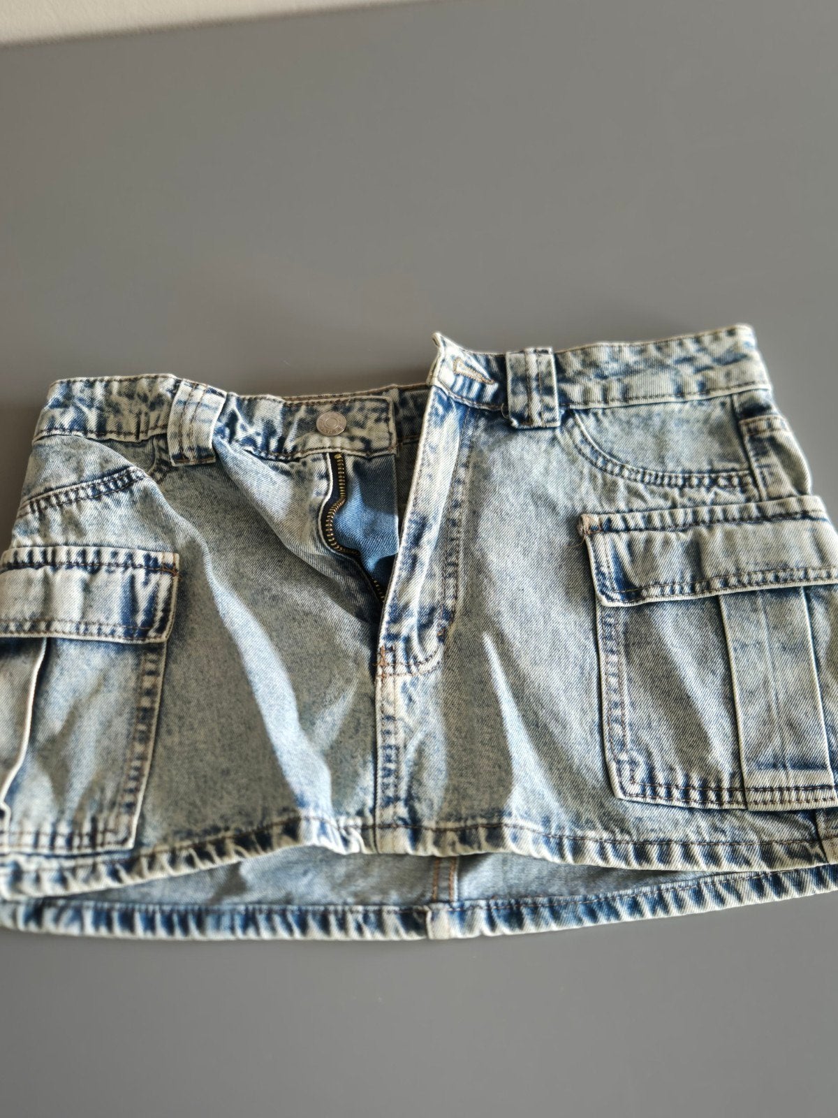 Shein spijkerrokje maat S, Blauw, Ophalen of Verzenden, Zo goed als nieuw, Maat 36 (S)
